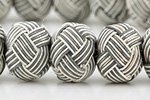 Knitted Silver Prayer Beads
