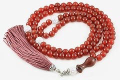 Agate (Carnelian) Mala