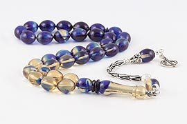 Amber Bakelite Prayer Beads