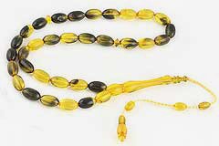 Amber Bakelite Prayer Beads