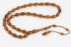 Amber Bakelite Prayer Beads