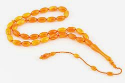 Amber Bakelite Prayer Beads