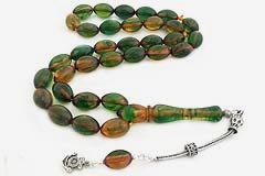 Amber Bakelite Prayer Beads