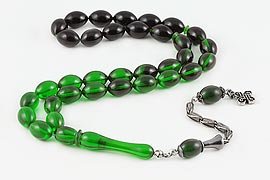 Amber Bakelite Prayer Beads