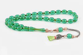 Amber Bakelite Prayer Beads