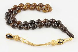 Amber Bakelite Prayer Beads