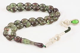 Amber Bakelite Prayer Beads