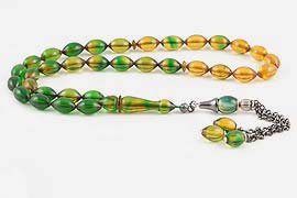 Amber Bakelite Prayer Beads