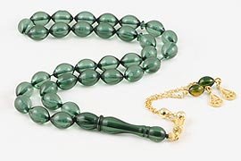 Amber Bakelite Prayer Beads