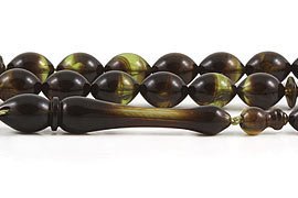 Amber Bakelite Prayer Beads