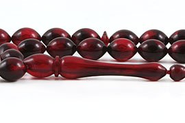 Amber Bakelite Prayer Beads