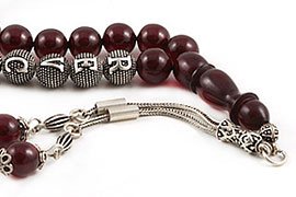 Amber Bakelite Prayer Beads