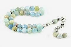 Aquamarine Prayer Beads
