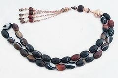 Banded Agate Prayer Beads