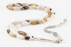 Banded Agate Prayer Beads