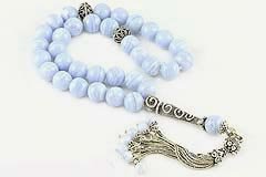 Blue Chalcedony Prayer Beads