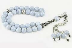 Blue Chalcedony Prayer Beads
