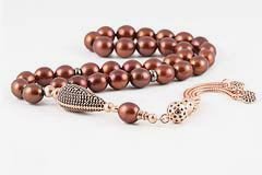 Brown Pearl Prayer Beads