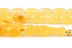 Butterscotch Amber Prayer Beads