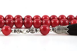 Coral Prayer Beads