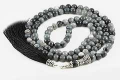 Eagle Eye Agate Mala