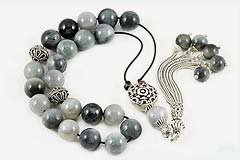 Eagle Eye Agate Worry Beads