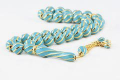 Enamel Silver Prayer Beads