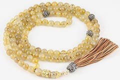 Golden Quartz Mala