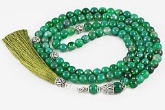 Green Agate Mala