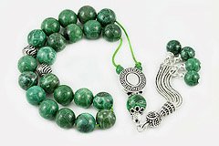 Green Coral Worry Beads