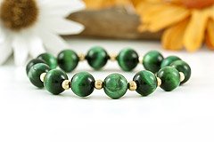 Green Tiger's Eye Bracelet