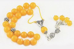 Honey Agate Worry Beads