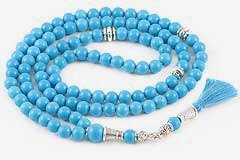 Howlite Turquoise Mala