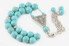 Howlite Turquoise Worry Beads