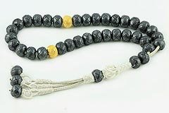 Knitted Silver Prayer Beads