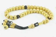 Knitted Silver Prayer Beads