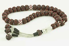 Knitted Silver Prayer Beads
