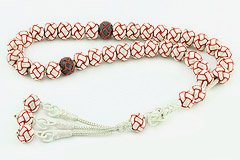 Knitted Silver Prayer Beads