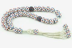 Knitted Silver Prayer Beads