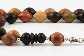 Mixed Wood Prayer Beads