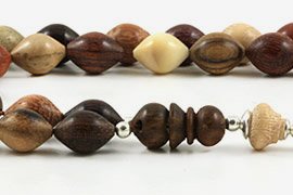 Mixed Wood Prayer Beads