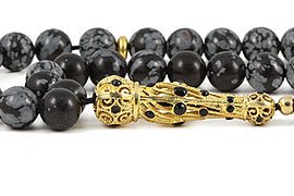 Obsidian Prayer Beads