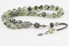 Prehnite Prayer Beads