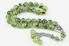 Prehnite Prayer Beads