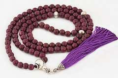 Purple Rosewood Mala