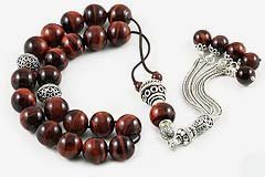 Red Tiger's Eye Worry Beads