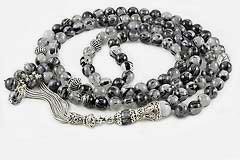 Rutilated Quartz Mala