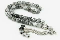 Rutilated Quartz Prayer Beads