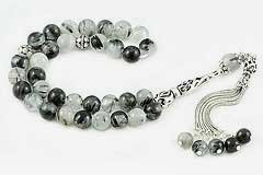 Rutilated Quartz Prayer Beads