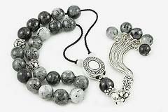 Rutilated Quartz Worry Beads